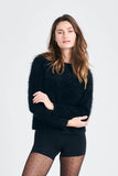 Jumper 1234 Brushed Crew in Black