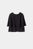 StyleIn Miri Chiffon Blouse in Black