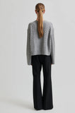 Second Female Alphine Knit Cardigan in Grey