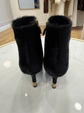Lola Cruz Pony Ankle Boot in Black