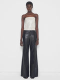 As By Df Kat Leather Bell Leggings in Black