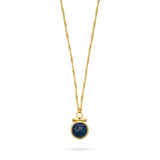 Talis Chains Medallion Pendant in Lapis