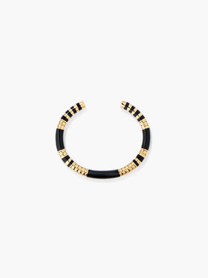 Aurelie Bidermann Positano Snake Bracelet in Black