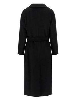 Maxmara Weekend Tempera Coat in Black