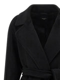 Maxmara Weekend Tempera Coat in Black