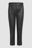 Second Female Indie Leather Trousers in Black