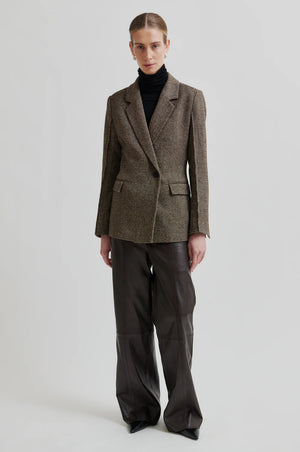 Second Female Emi Blazer in Brown