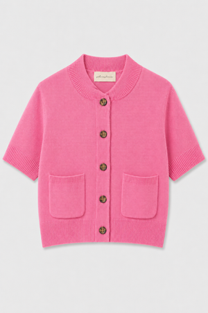 Solocascmir Cardi in Rose