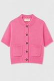 Solocascmir Cardi in Rose