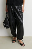 Second Female Aluka Leather Trousers in Black