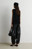 Second Female Aluka Leather Trousers in Black