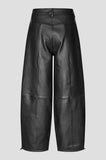 Second Female Aluka Leather Trousers in Black