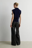 Second Female Letho Leather Trousers in Black
