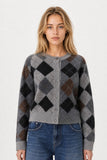 Berenice Merida Cardigan in Grey Marl