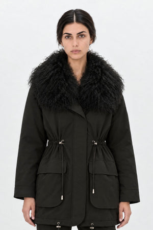 Berenice Gabrielle Parka in Black
