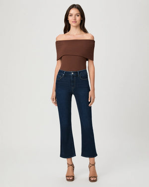 Paige Mason Crop Boot in Amagansett Dark Blue