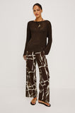 Rails Emmie Print Pants in Terre Fume