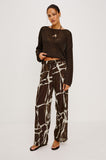 Rails Emmie Print Pants in Terre Fume