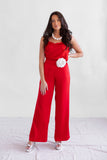 Silk 95 Five Pondy Pants in Scarlet