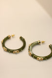 Gas Bijoux Caftan Meknes Earrings  in Green