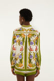 Farm Rio Tropical Scarf Sand Shirt in Multi