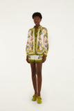 Farm Rio Tropical Scarf Sand Shirt in Multi