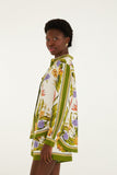 Farm Rio Tropical Scarf Sand Shirt in Multi