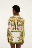 Farm Rio Tropical Scarf Sand Shorts in Multi