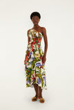 Farm Rio Florart Strapless Maxi Dress in Multi