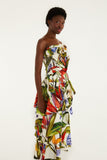Farm Rio Florart Strapless Maxi Dress in Multi