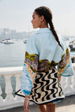 Farm Rio Copacabana Beach Long Sleeve Kimono in Multi