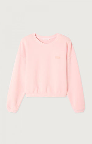 American Vintage Izubird Sweat in Baby Pink