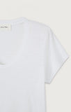 American Vintage Jacksonville Round Neck Tee in White