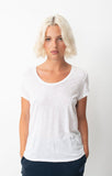 American Vintage Jacksonville Round Neck Tee in White