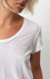 American Vintage Jacksonville Round Neck Tee in White