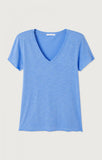 American Vintage Jacksonville V-Neck in Celeste