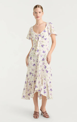 Cinq A Sept Tossed Poppies Ivory Dress in Ivory
