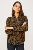 Rails Josephine Shirt in Teak Spotted Animal Print
