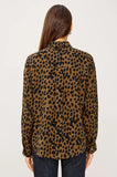 Rails Josephine Shirt in Teak Spotted Animal Print