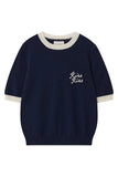 Jumper 1234 Kiss Kiss Ringer T-Shirt in Navy
