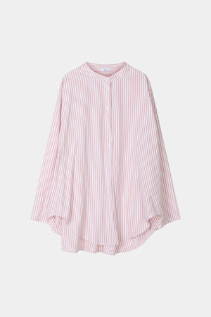 Style In Jazara Stripe Shirt in Pink