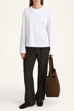 Style In Jemmy Long Sleeve Top in White