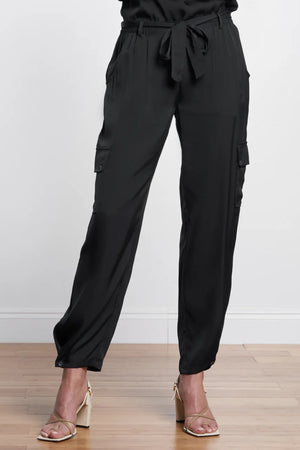 Silk 95 Five Jorden Cargo Pants in Black