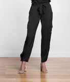 Silk 95 Five Jorden Cargo Pants in Black