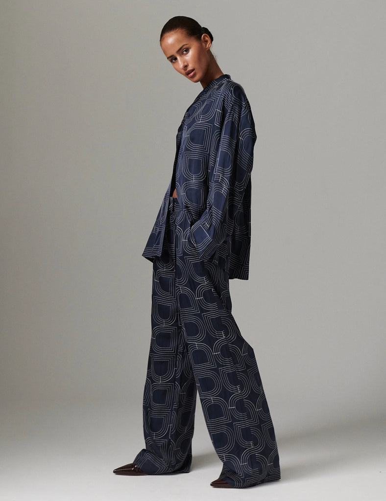 Day Birger Et Mikkelson Kerry Blouse in Sapphire