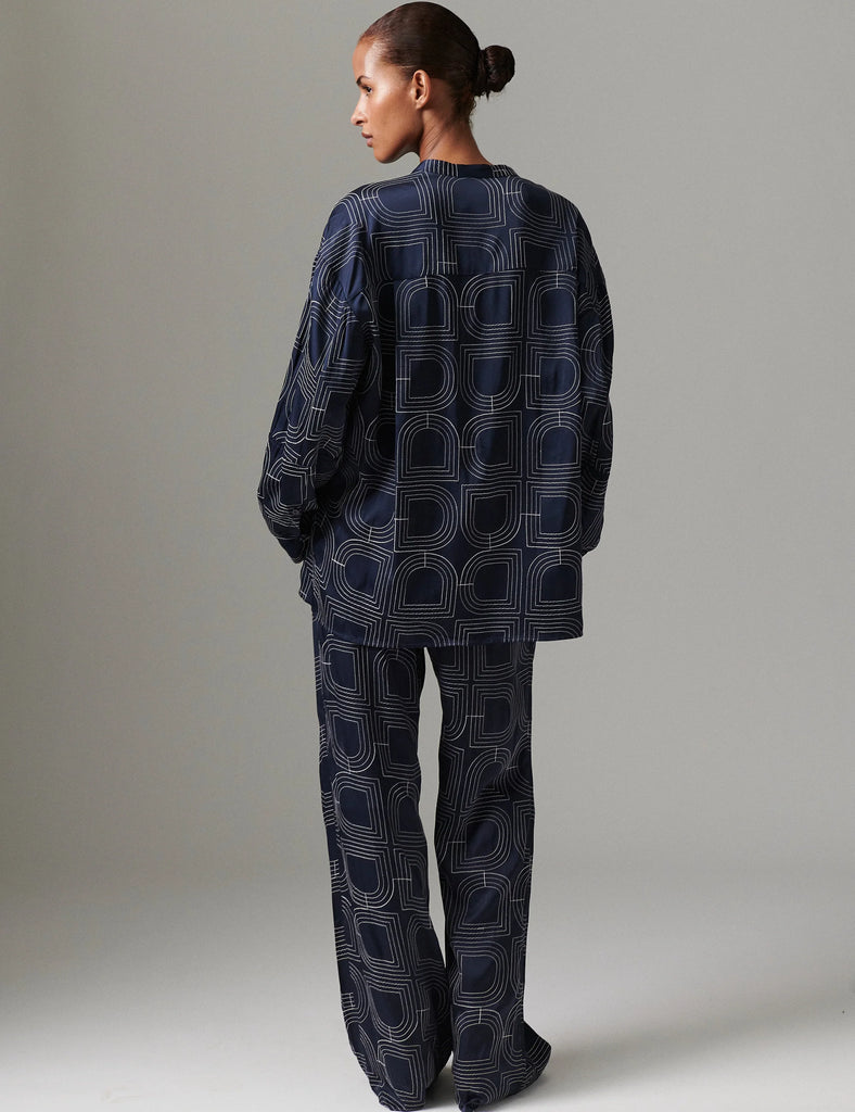 Day Birger Et Mikkelson Kerry Blouse in Sapphire