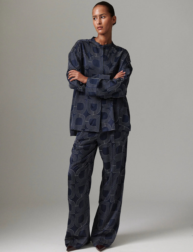 Day Birger Et Mikkelson Kerry Blouse in Sapphire