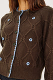 Rails Laurie Cardigan in Walnut