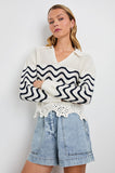 Rails Louise Knit in White