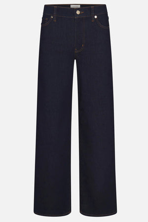 Frame Le Slim Palazzo in Rinse Dark Blue